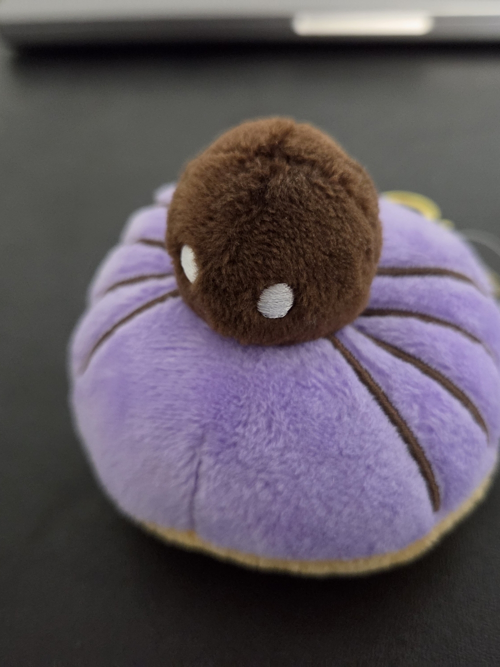 Dunkin Spider Donut Plush Keychain